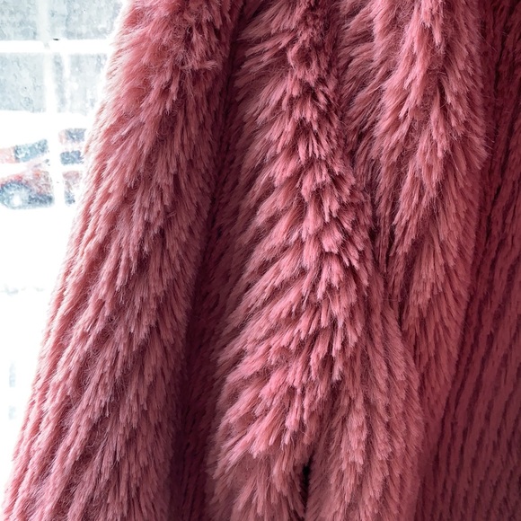 Pink Cotton Candy LA Furry Jacket - Picture 4 of 6